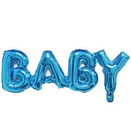 Шар-надпись BABY, синий