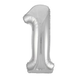 Цифра 1, Slim, серебро