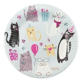 Тарелки Кошки, 6шт, 18см