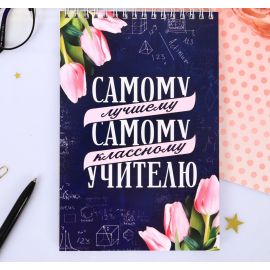 Блокнот Самому лучшему учителю, А5, 40 листов