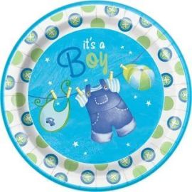 Тарелки It's a boy, 6шт, 23см