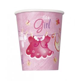 Стаканы It's a girl, 6шт, 200мл