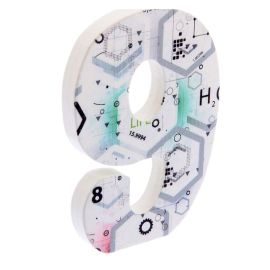 Декоративная цифра 9