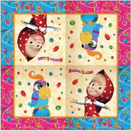Салфетки Машины сказки, 33*33см, 20шт