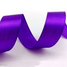 Лента атлас фиолетовый, 0,7см, 1м