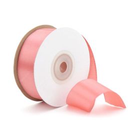 Лента атлас Чайная роза, 1,2см, 1м