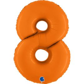 Цифра 8, оранжевая