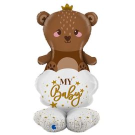 Шар Мишка, baby, на подставке