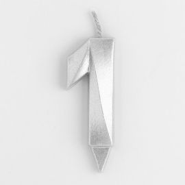 Свеча 1, серебро грани