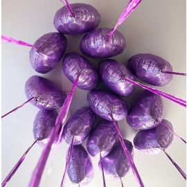 15 фольгированных сердец на дождике