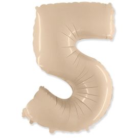 Шар-цифра 5, крем