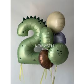 Набор шаров для мальчика любителя динозавров
