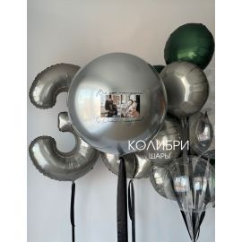 Набор шаров для любимого с цифрами