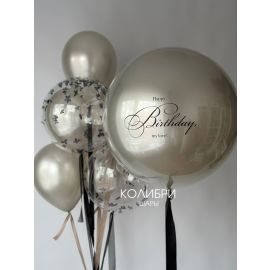 Набор шаров для девушки на день рождения