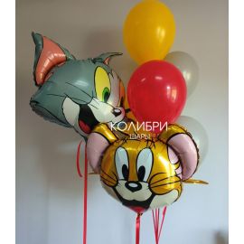 Набор шаров с Том и Джерри