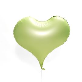 Шар-сердце Оливковое, матовый, необычная форма