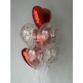 Связка из шаров Это любовь