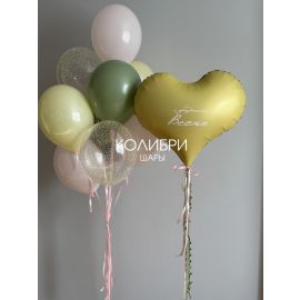 Композиция из шаров на 8 марта