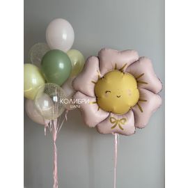 Набор шаров с цветочком