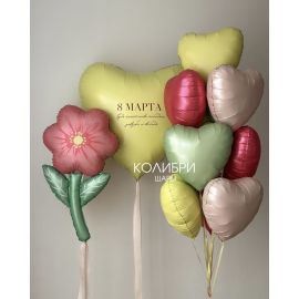 Весенний набор шаров на 8 марта